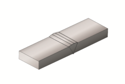 FlawTech Crack Sizing Bars for 1.00"T
